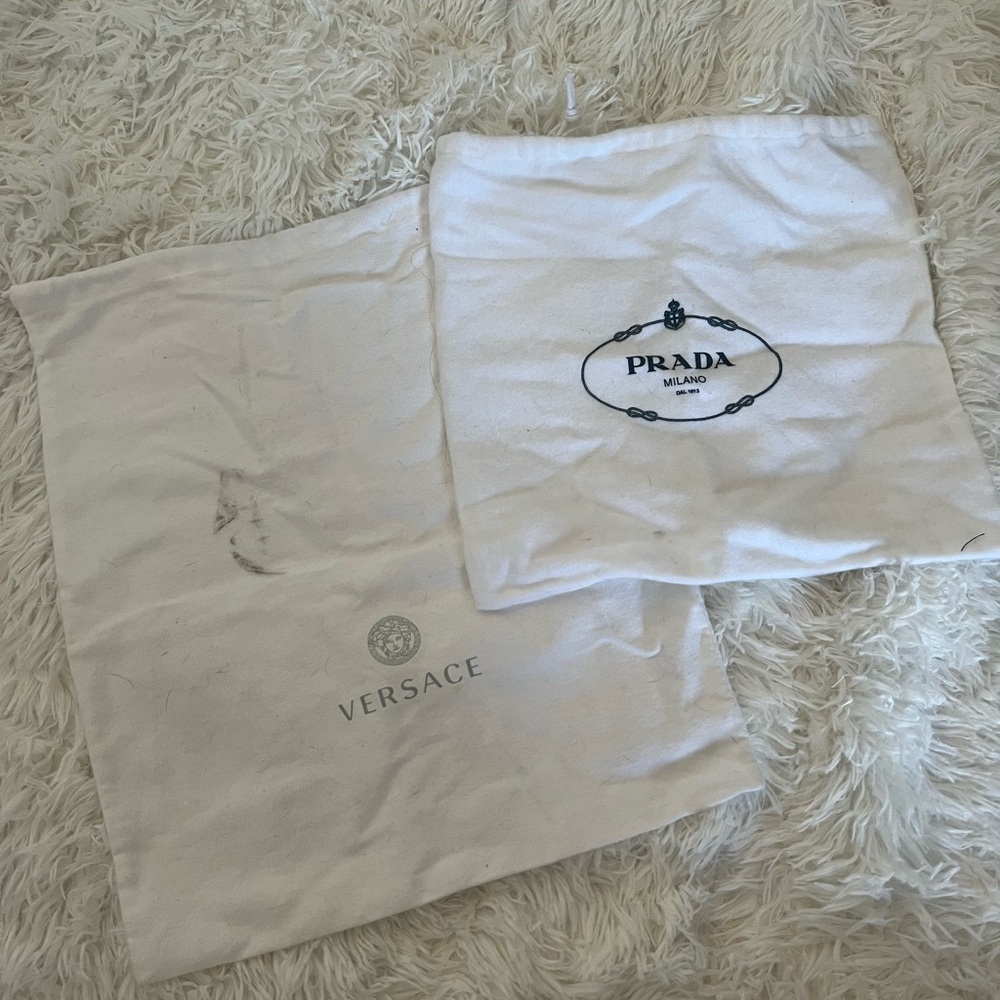 Versace and Prada Dust bags